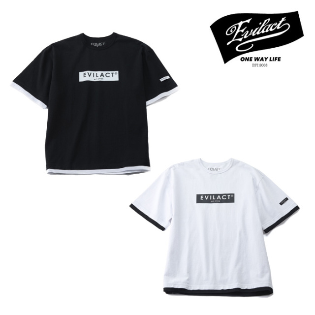 EVILACT (イーブルアクト)　LAYERD SS　【Tシャツ】【EA25-ACT1-T07】【2025春夏新作】 　 インタープレイ INTERPLAY