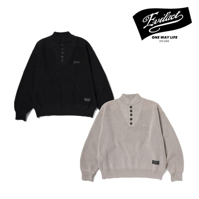 【SALE20%OFF】　EVILACT (イーブルアクト)　MIL P-KNIT　【セーター】【EA25-ACT2-T04】【2025 AUTUMN&WINTER 新作】 　 インタープ
