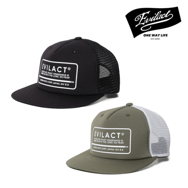 EVILACT (イーブルアクト)　MESH CAP　【キャップ 帽子】【EA26-ACT1-C04】【2026 SPRING/SUMMER 新作】 　 インタープレイ INTERPLA