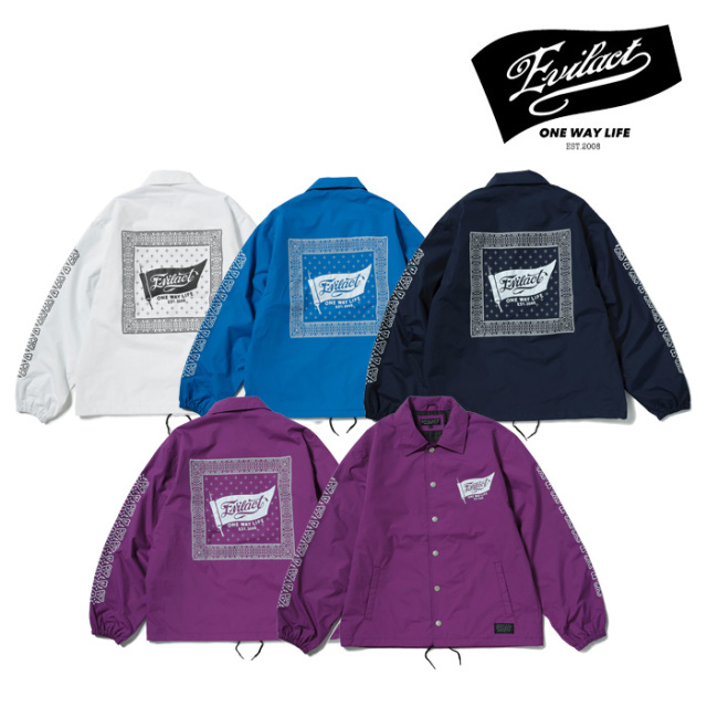 EVILACT (イーブルアクト)　BANDANA COACH JKT　【コーチジャケット】【EA26-ACT1-J03】【2026 SPRING/SUMMER 新作】 　 インタープ
