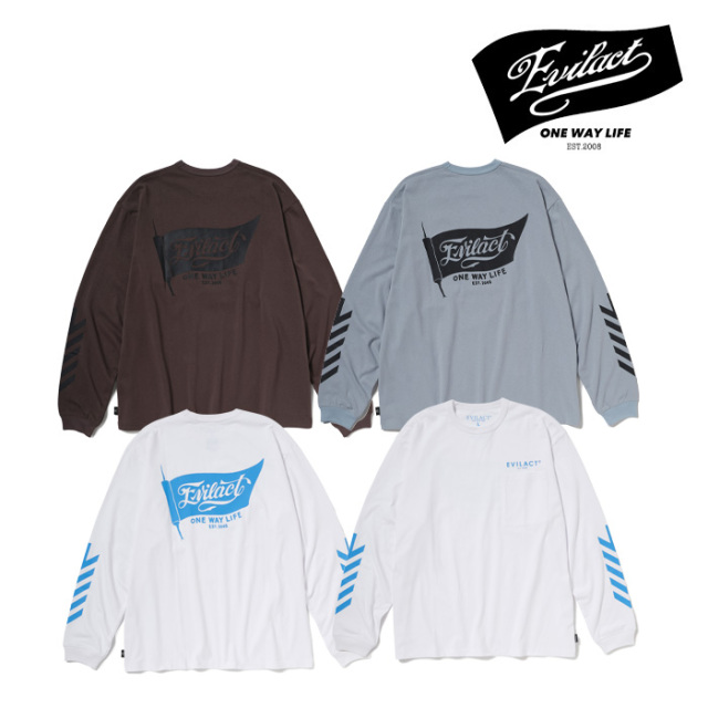EVILACT (イーブルアクト)　FLAG-261 LS　【ロングスリーブTシャツ】【EA26-ACT1-T01】【2026 SPRING/SUMMER 新作】 　 インタープレ