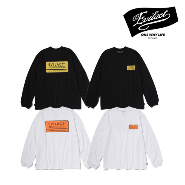 EVILACT (イーブルアクト)　BOX LOGO LS　【ロングスリーブTシャツ】【EA26-ACT1-T02】【2026 SPRING/SUMMER 新作】 　 インタープレ
