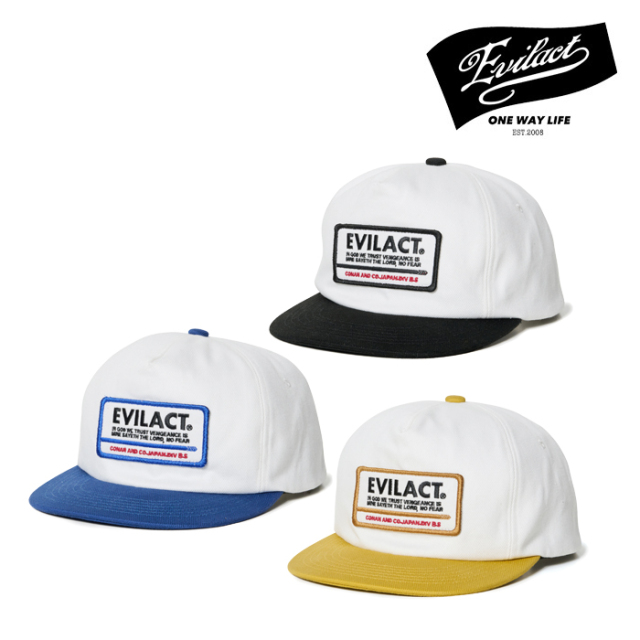 EVILACT (イーブルアクト)　WP WORK CAP　【キャップ】【EA26-ACT2-C03】【2026 AUTUMN/WINTER 新作】 　 インタープレイ INTERPLAY