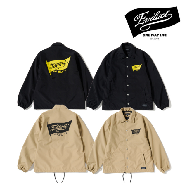 EVILACT (イーブルアクト)　FLAG 2LAYER COACH JKT　【コーチジャケット】【EA26-ACT2-J01】【2026 AUTUMN/WINTER 新作】 　 インタ