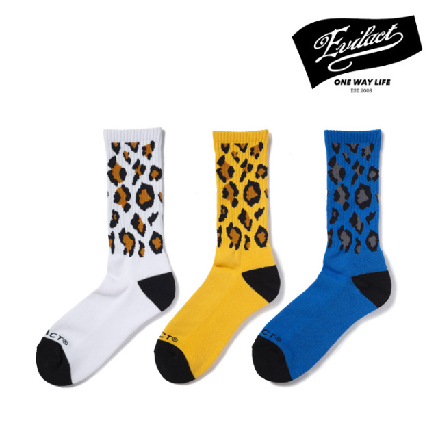 EVILACT (イーブルアクト)　LEOPARD SOCKS　【ソックス  靴下 レオパード】【EA26-LEOSOCKS】【2026 SPRING/SUMMER 新作】 　 インタ