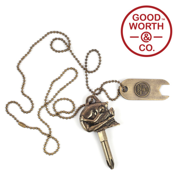 GOOD WORTH (グッドワース) & CO. 　 SKATE TOOL NECKLACE 　【スケートツール ネックレス】　