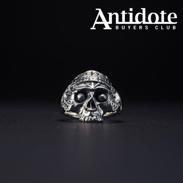 ANTIDOTE BUYERS CLUB(アンチドートバイヤーズクラブ)　Tibetan Skull Ring　【RX-706-S-20AW2】【チべタン スカル】【リング】【送