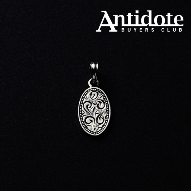 【再入荷】ANTIDOTE BUYERS CLUB(アンチドートバイヤーズクラブ)　Engraved Plate Pendant　【RX-908-S】【ペンダントトップ】【送料