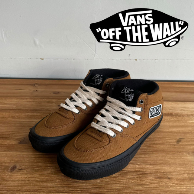 VANS バンズ ヴァンズ 　 SK HALF CAB (DUCK CANVAS)　 【ハーフキャブ スケート スニーカー】【おしゃれ シンプル 定番】【VN0007PG