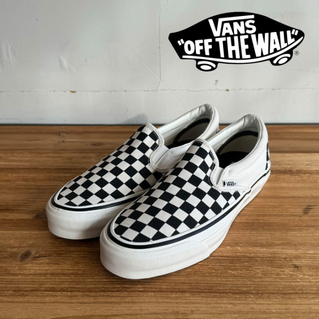 VANS バンズ ヴァンズ 　MTE SLIP-ON REISSUE 98 (CHECKERBOARD)　 【スリッポン  スニーカー】【おしゃれ シンプル 定番 チェッカー