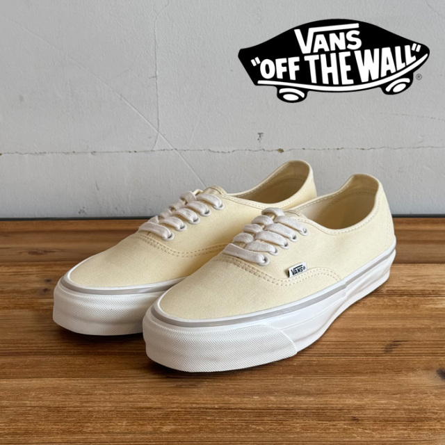 VANS バンズ ヴァンズ 　 MTE AUTHENTIC REISSUE  44 (YELLOW CREAM)　 【オーセンティック  スニーカー】【おしゃれ シンプル 定番