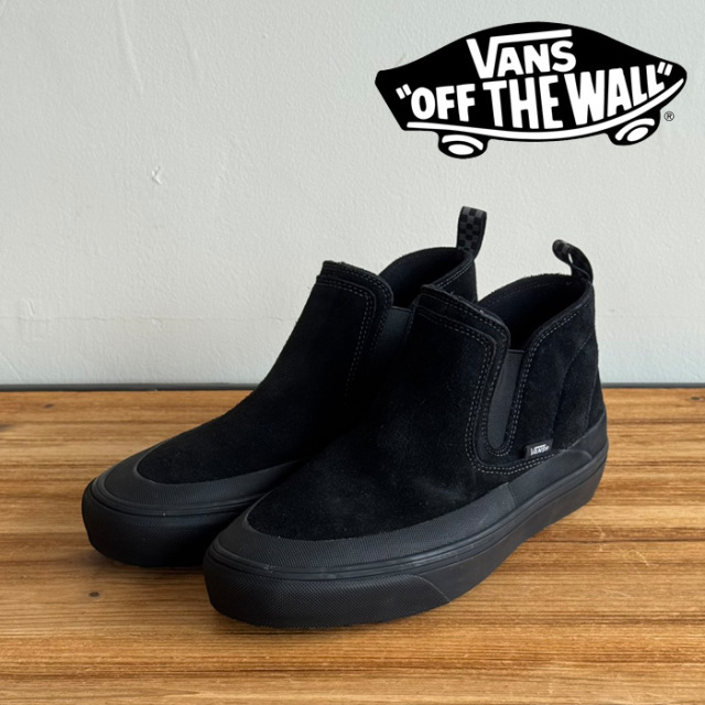 VANS バンズ ヴァンズ 　 MTE MID-SLIP INSULATED　BLACK　【ミッドスリッポン】【VN000DANBLK】【インタープレイ INTERPLAY】