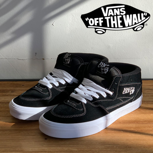 VANS バンズ ヴァンズ ハーフキャブ　 HALF CAB (BLACK/WHITE)　 【ハーフキャブ】【VANS バンズ スニーカー】【定番 おしゃれ シン