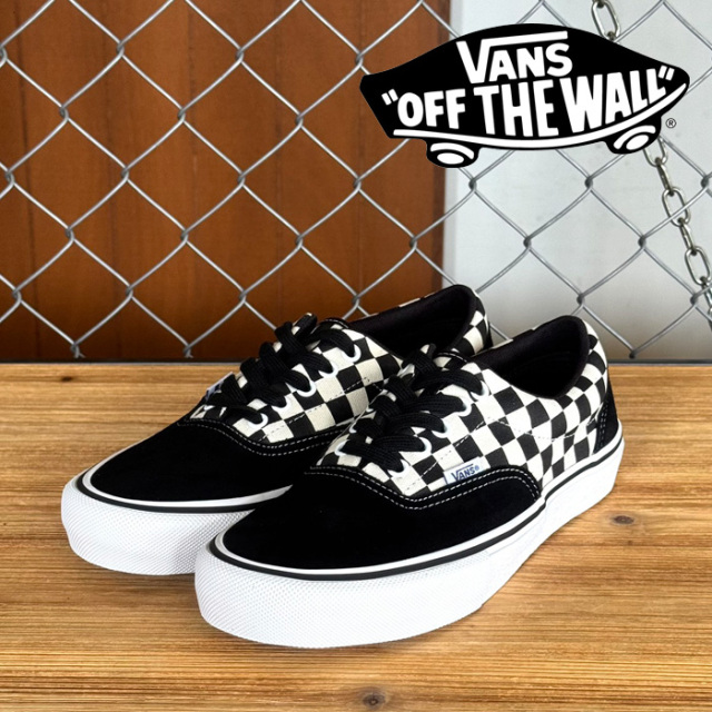VANS バンズ ヴァンズ 　 SKATE ERA(CHECKERBOARD BLACK/WHITE)　 【エラ スケート スニーカー】【定番 おしゃれ シンプル】【VN000E