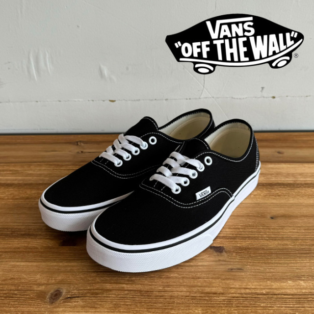 VANS バンズ ヴァンズ 　 UA AUTHENTIC (BLACK)　 【オーセンティック  スニーカー】【おしゃれ シンプル 定番】【VN000EE3BLK】【イ