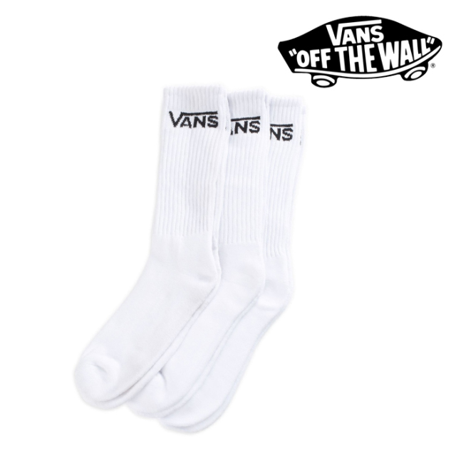 VANS バンズ ヴァンズ 　  CLASSIC CREW(3PK)　 【VANS アパレル】【SOCKS SOX ソックス 靴下】【インタープレイ INTERPLAY】【VN000