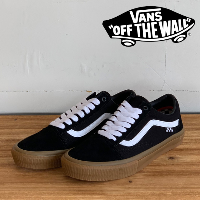 VANS バンズ ヴァンズ オールドスクール　 SKATE OLD SKOOL(BLACK/GUM)　 【オールドスクール スケート スニーカー】【定番 おしゃれ