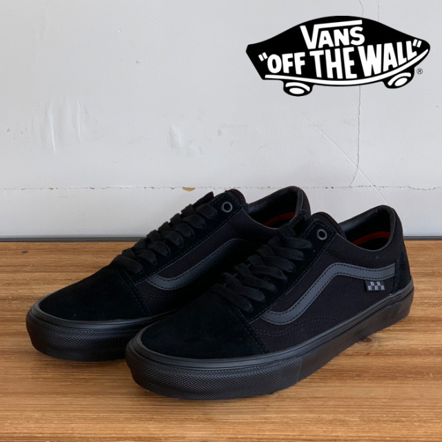 VANS バンズ ヴァンズ オールドスクール　 SKATE OLD SKOOL(BLACK/BLACK)　 【オールドスクール スケート スニーカー】【定番 おしゃ