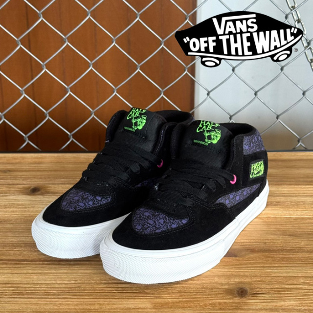 VANS バンズ ヴァンズ 　 SKATE HALF CAB (ACID AIRBRUSH/VIOLET PURPLE)　 【ハーフキャブ スケート スニーカー】【おしゃれ シンプ