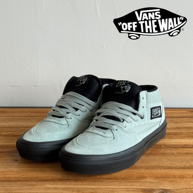 VANS バンズ ヴァンズ 　 SKATE HALF CAB (GRAY OLIVE)　 【ハーフキャブ スケート スニーカー】【おしゃれ シンプル 定番】【VN0A5F