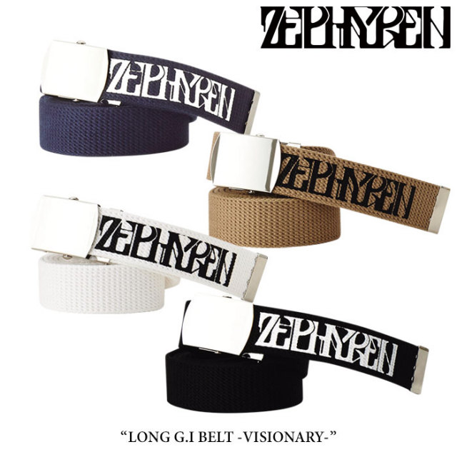 ZEPHYREN(ゼファレン)　LONG G.I BELT -VISIONARY-　【ロングベルト】【2022 AUTUMN&WINTER】【お取り寄せ商品 キャンセル不可】【Z1