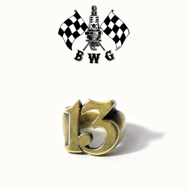 B.W.G　 13RING(ANTIQUE GOLD) 　【リング シルバー ゴールド アンティークゴールド】【予約商品 キャンセル不可】　