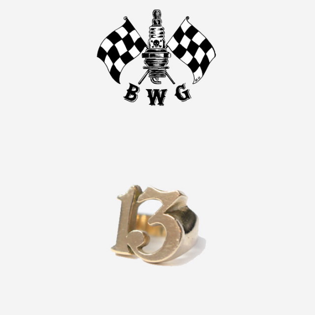 B.W.G　 13RING(GOLD) 　【リング シルバー ゴールド アンティークゴールド】【予約商品 キャンセル不可】　