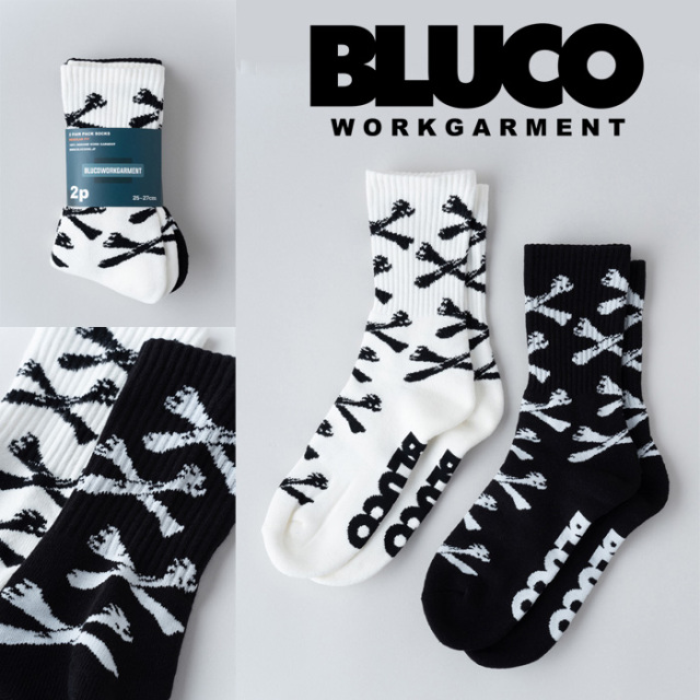 BLUCO (ブルコ)　2-PAC SOX -Bone-　【ソックス】【1411-3A14】【お取り寄せ商品 キャンセル不可】【2023 SPRING&SUMMER】　