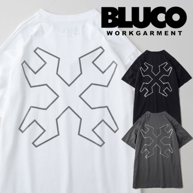 BLUCO (ブルコ)　 PRINT TEE -Cross Wrench- 　【Tシャツ 半袖】【143-22-003】【2024 SPRING&SUMMER】【お取り寄せ商品 キャンセル