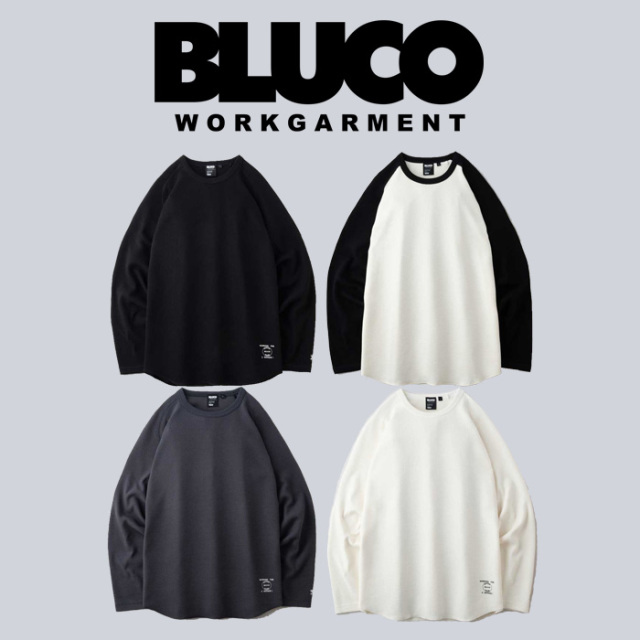 BLUCO (ブルコ)　RAGLAN THERMAL SHIRTS　【サーマルシャツ ラグラン】【145-12-015】【お取り寄せ商品 キャンセル不可】【2024 FALL