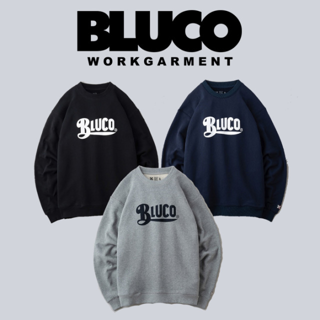 BLUCO (ブルコ)　HEAVY PILE SWEATSHIRTS -OLD LOGO-　【スウェット ロゴ】【145-13-011】【予約商品 キャンセル不可】【2024 FALL E