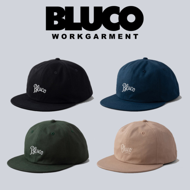 BLUCO (ブルコ)　6-PANEL CAP -SCRIPT-　【キャップ】【145-61-021】【予約商品 キャンセル不可】【2024 FALL EXHIBITION】　