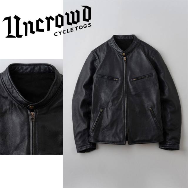 UNCROWD(アンクラウド)　HEAVY SHEEP RIDERS JACKET　【ライダーズジャケット 皮ジャン】【2305】【予約商品 キャンセル不可】【2023