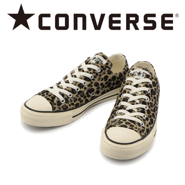 CONVERSE (コンバース)　ALL STAR LEOPARDFUR OX　【スニーカー コンバース】【オールスター ローカット】【レオパード】【メンズ】