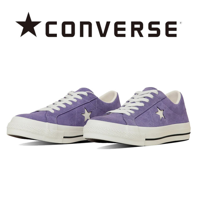 CONVERSE (コンバース)　ONE STAR SUEDE (PURPLE)　【スニーカー コンバース スエード ワンスター ローカット メンズ】【33702080】