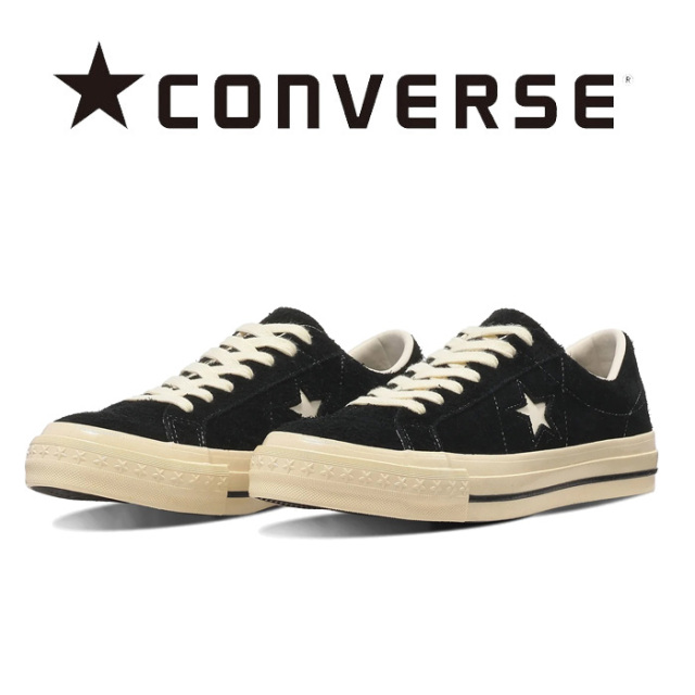 CONVERSE (コンバース)　ONE STAR AGED SUEDE AG BLACK　【定番 スニーカー コンバース スエード】【ワンスター ローカット メンズ】