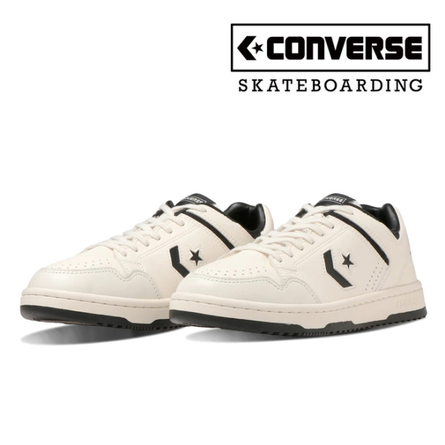 CONVERSE SKATEBOADING (コンバース スケートボーディング)　 WEAPON SK OX 　【スニーカー コンバース】【ホワイト ブラック】【342