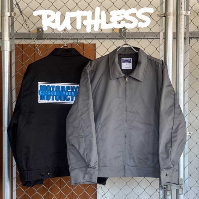 RUTHLESS (ルースレス)　 MOTORCYCLE MECHANIC JACKET 　【ジャケット】【MADE IN USAボディ】　