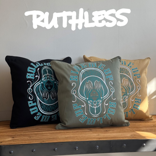 RUTHLESS (ルースレス)　 NS-GAL pillow talk cushion 　【クッション】【THUNDER ALLEY TATTOO MANO】