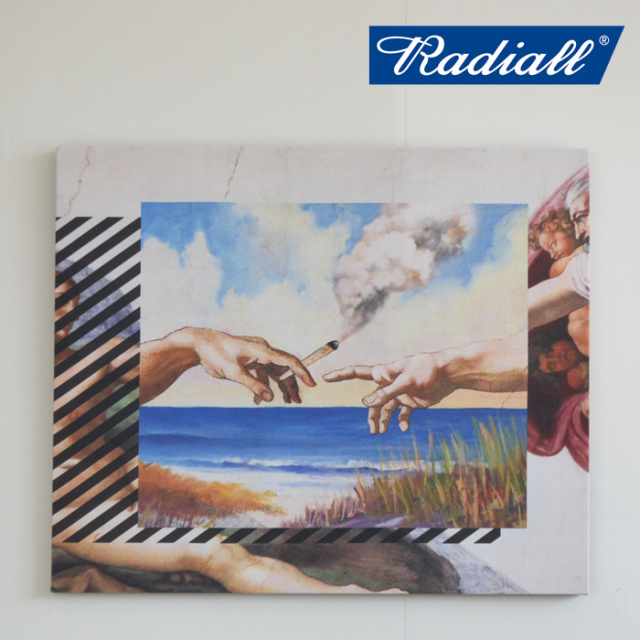 RADIALL (ラディアル)　 HEAVEN'S DOO-PRINTED CANVAS　 【RAD-19SS-SPOT-ACC001】