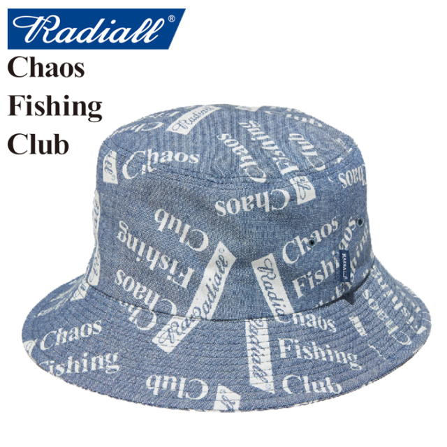 RADIALL (ラディアル)×CHAOS FISHING CLUB(カオス フィッシングクラブ)　 BLUE HOURS-BUCKET HAT　 【2019 SPRING&SUMMER SPOT COLLE