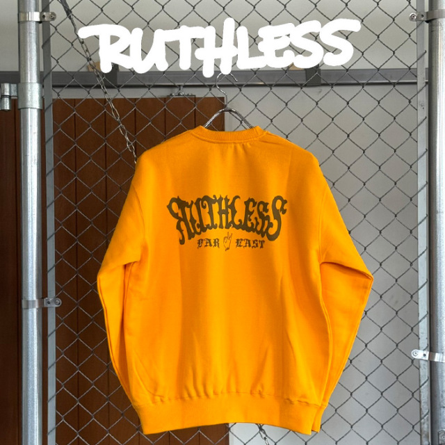 RUTHLESS (ルースレス)　R-Plaque Sweats　【クルーネックスウェット】　