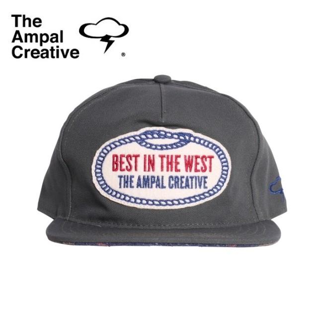 THE AMPAL CREATIVE (ザ・アンパル クリエイティブ)　BEST IN THE WEST OLV Strapback S156　【キャップ 帽子 定番 人気 カリフォル