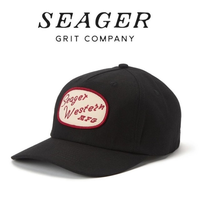 SEAGER(シーガー)　Garland Hemp Snapback cap (BLACK)　【キャップ 帽子】【シーガー キャップ】【定番 人気 シンプル アウトドア 