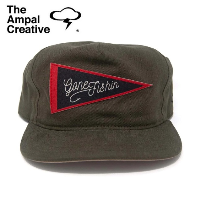 THE AMPAL CREATIVE (ザ・アンパル クリエイティブ)　GONE FISHIN Strapback　【キャップ 帽子 定番 人気 カリフォルニア MADE IN US