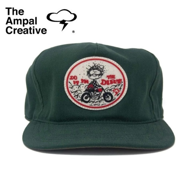 THE AMPAL CREATIVE (ザ・アンパル クリエイティブ)　IN THE DIRT II DK GRN Strapback S163　【キャップ 帽子 定番 人気 カリフォル