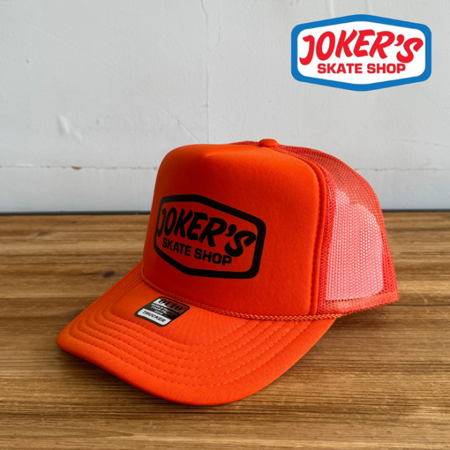 JOKERS SKATE SHOP (ジョーカーズスケートショップ)　ORANGE TRUCKER　【キャップ 帽子 定番 人気 カリフォルニア スナップバック】