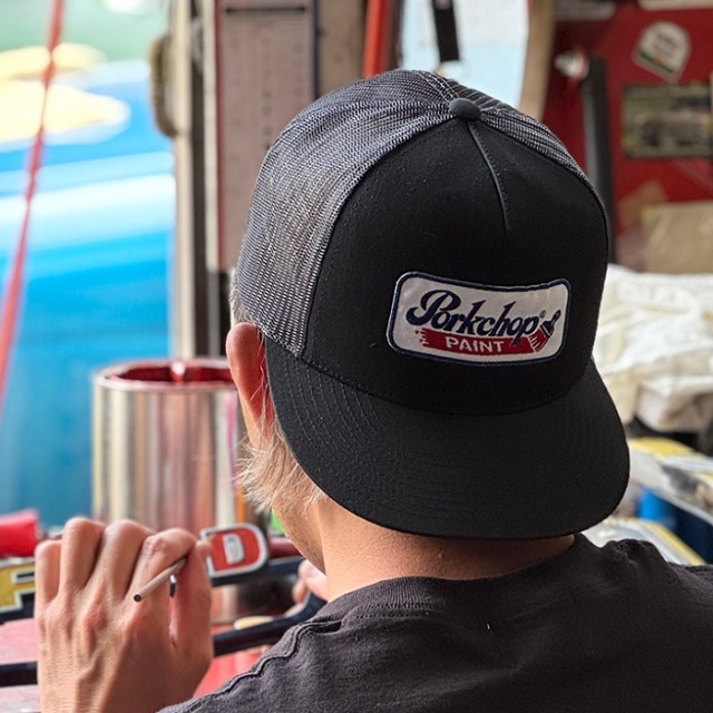 PORKCHOP GARAGE SUPPLY (ポークチョップ ガレージサプライ)　PCP WAPPEN MESH CAP　【メッシュキャップ 帽子】【インタープレイ INT