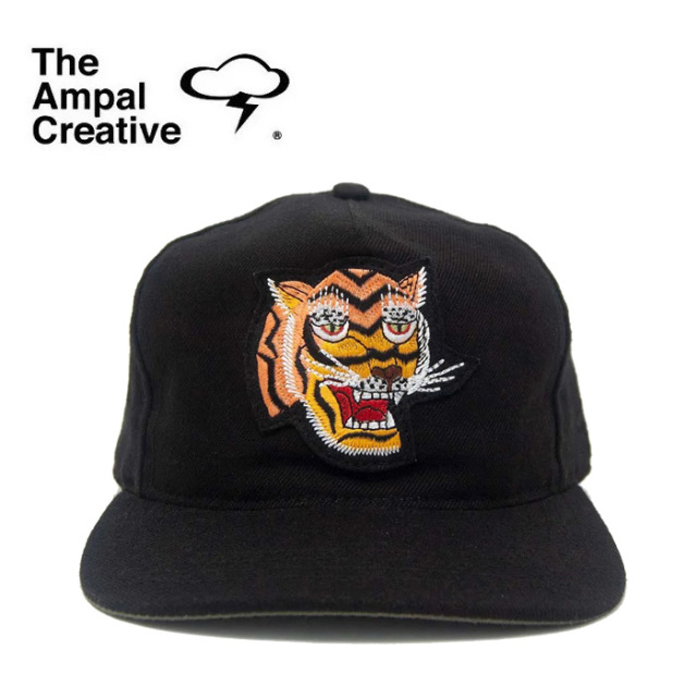 THE AMPAL CREATIVE (ザ・アンパル クリエイティブ)　TIGER II Strapback - Black　【キャップ 帽子 定番 人気 カリフォルニア MADE 