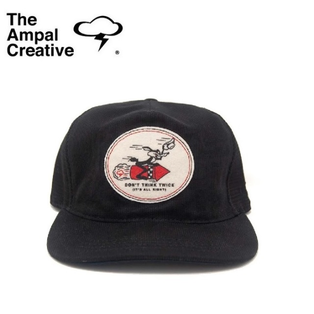 THE AMPAL CREATIVE (ザ・アンパル クリエイティブ)　DON'T THINK TWICE - Black Snapback　【キャップ 帽子 定番 人気 カリフォルニ